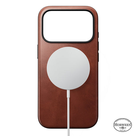 Nomad iPhone 17 Pro/iPhone 18 Pro Kuori Modern-nahkakotelo Horween Olde Dublin