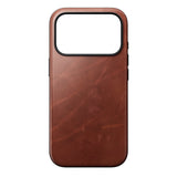 Nomad iPhone 17 Pro/iPhone 18 Pro Kuori Modern-nahkakotelo Horween Olde Dublin