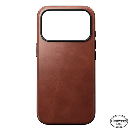 Nomad iPhone 17 Pro/iPhone 18 Pro Kuori Modern-nahkakotelo Horween Olde Dublin