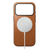 Nomad iPhone 17 Pro/iPhone 18 Pro Kuori Modern Leather Case Horween Saddle