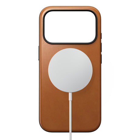 Nomad iPhone 17 Pro/iPhone 18 Pro Kuori Modern Leather Case Horween Saddle