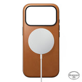Nomad iPhone 17 Pro/iPhone 18 Pro Kuori Modern Leather Case Horween Saddle