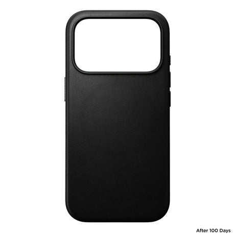 Nomad iPhone 17 Pro/iPhone 18 Pro Kuori Modern Leather Case Musta