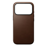 Nomad iPhone 17 Pro/iPhone 18 Pro Kuori Modern Leather Case Ruskea