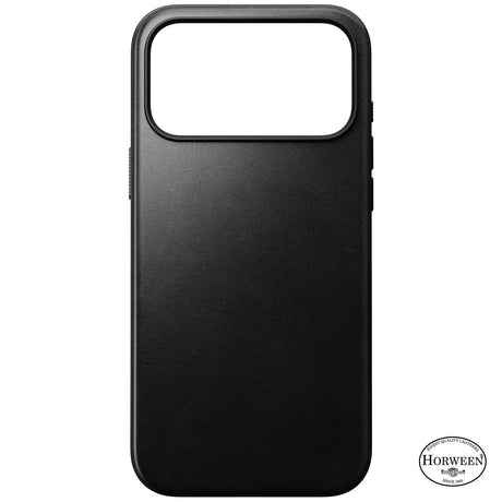 Nomad iPhone 17 Pro Max/iPhone 18 Pro Max Kuori Modern Leather Case Horween Musta