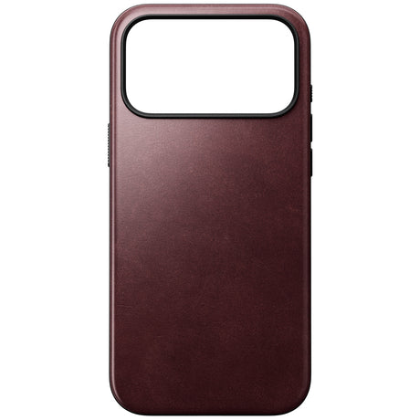 Nomad iPhone 17 Pro Max/iPhone 18 Pro Max Kuori Modern Leather Case Horween Burgundy