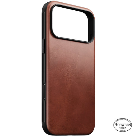 Nomad iPhone 17 Pro Max/iPhone 18 Pro Max Kuori Modern Leather Case Horween Olde Dublin