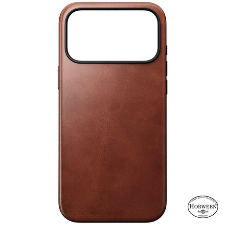 Nomad iPhone 17 Pro Max/iPhone 18 Pro Max Kuori Modern Leather Case Horween Olde Dublin
