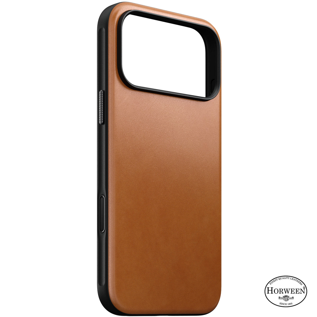 Nomad iPhone 17 Pro Max/iPhone 18 Pro Max Kuori Modern Leather Case Horween Saddle