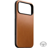 Nomad iPhone 17 Pro Max/iPhone 18 Pro Max Kuori Modern Leather Case Horween Saddle