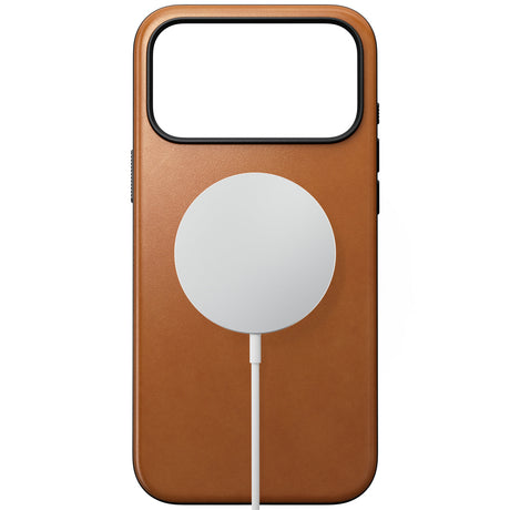 Nomad iPhone 17 Pro Max/iPhone 18 Pro Max Kuori Modern Leather Case Horween Saddle