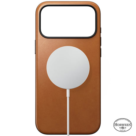 Nomad iPhone 17 Pro Max/iPhone 18 Pro Max Kuori Modern Leather Case Horween Saddle