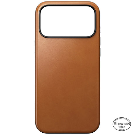 Nomad iPhone 17 Pro Max/iPhone 18 Pro Max Kuori Modern Leather Case Horween Saddle