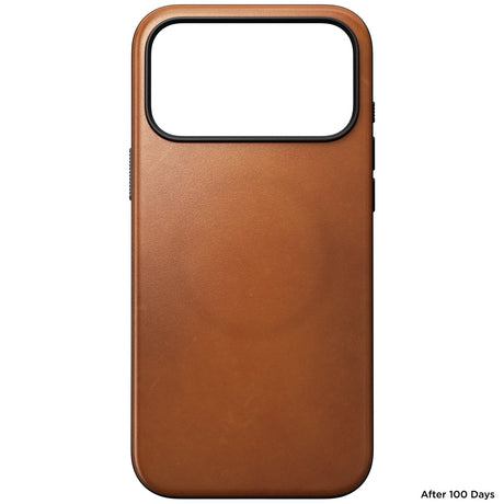 Nomad iPhone 17 Pro Max/iPhone 18 Pro Max Kuori Modern Leather Case Horween Saddle