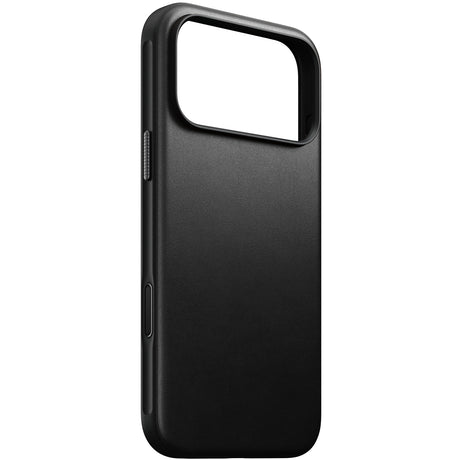 Nomad iPhone 17 Pro Max/iPhone 18 Pro Max Kuori Modern Leather Case Musta