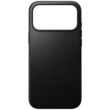 Nomad iPhone 17 Pro Max/iPhone 18 Pro Max Kuori Modern Leather Case Musta