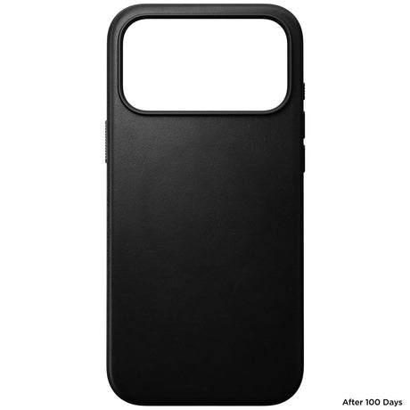 Nomad iPhone 17 Pro Max/iPhone 18 Pro Max Kuori Modern Leather Case Musta