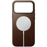 Nomad iPhone 17 Pro Max/iPhone 18 Pro Max Kuori Modern Leather Case Ruskea