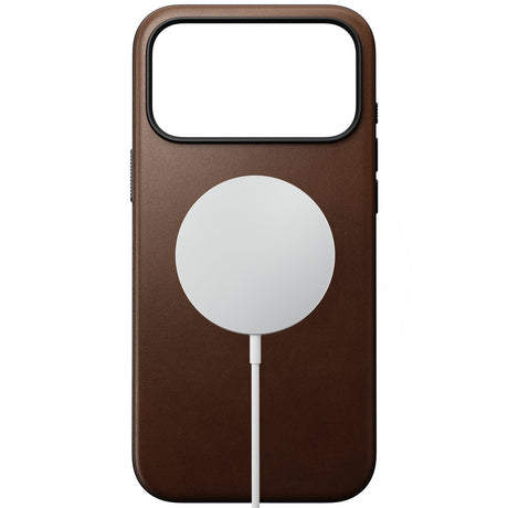 Nomad iPhone 17 Pro Max/iPhone 18 Pro Max Kuori Modern Leather Case Ruskea