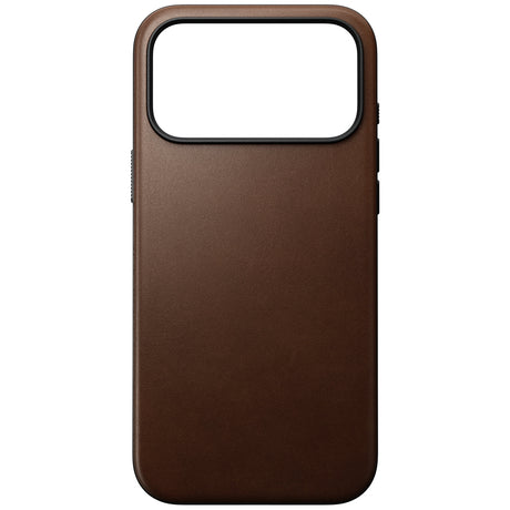 Nomad iPhone 17 Pro Max/iPhone 18 Pro Max Kuori Modern Leather Case Ruskea