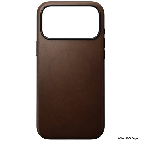 Nomad iPhone 17 Pro Max/iPhone 18 Pro Max Kuori Modern Leather Case Ruskea