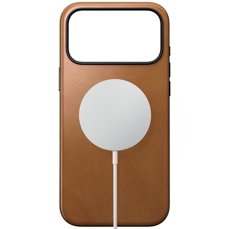 Nomad iPhone 17 Pro Max/iPhone 18 Pro Max Kuori Modern Leather Case English Tan