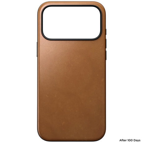 Nomad iPhone 17 Pro Max/iPhone 18 Pro Max Kuori Modern Leather Case English Tan