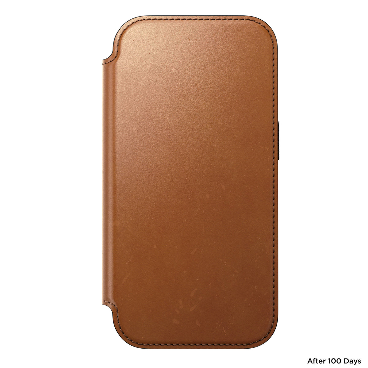 Nomad iPhone 17 Pro/iPhone 18 Pro Kotelo Modern Leather Folio Horween Saddle