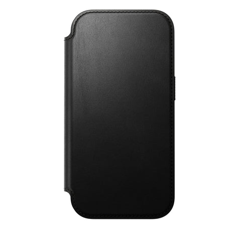 Nomad iPhone 17 Pro/iPhone 18 Pro Kotelo Modern Leather Folio Musta