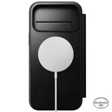 Nomad iPhone 17 Pro Max/iPhone 18 Pro Max Kotelo Modern Leather Folio Horween Musta
