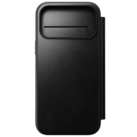 Nomad iPhone 17 Pro Max/iPhone 18 Pro Max Kotelo Modern Leather Folio Horween Musta