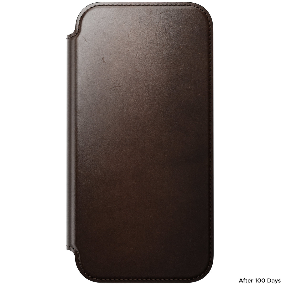 Nomad iPhone 17 Pro Max/iPhone 18 Pro Max Kotelo Modern Leather Folio Horween Rustic Brown