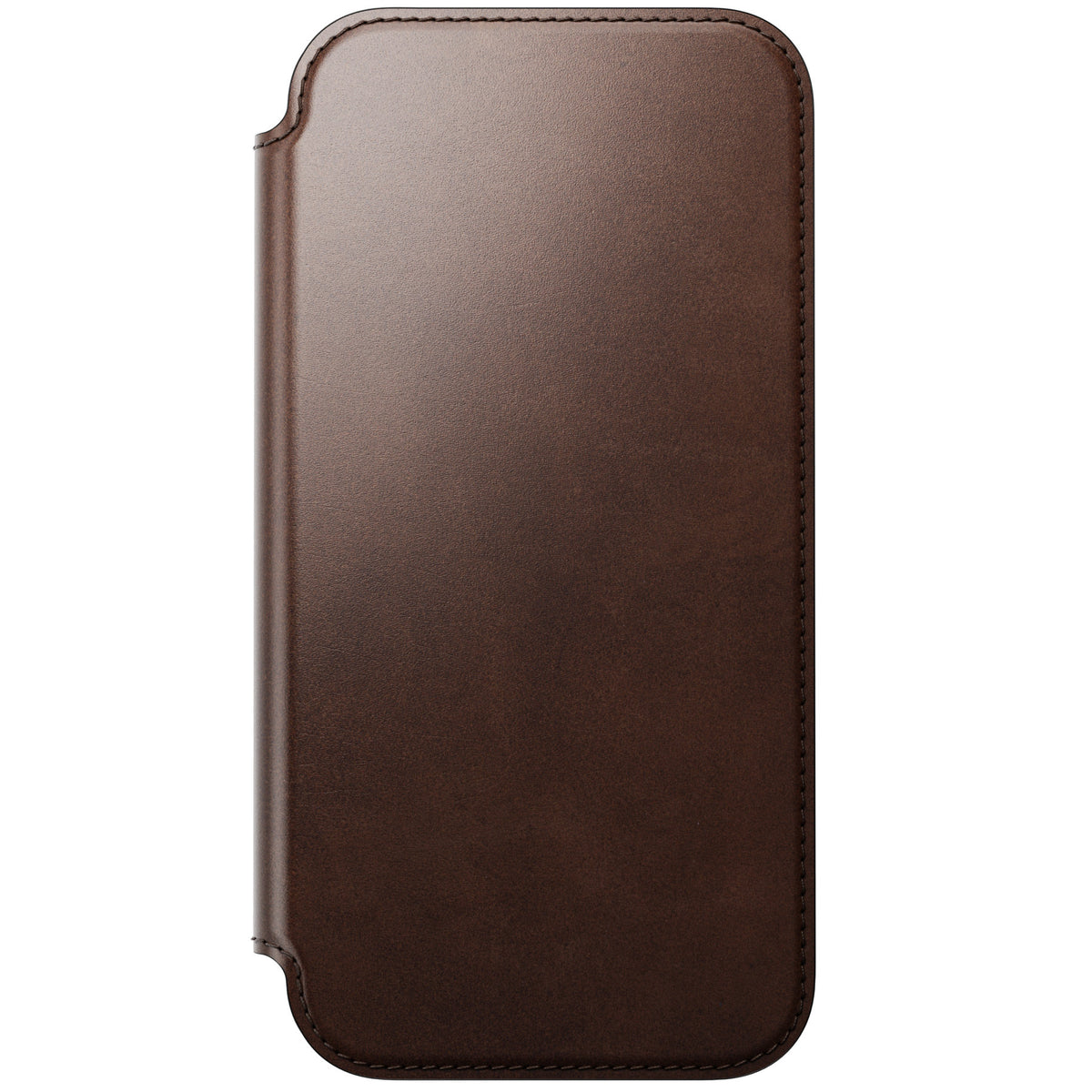 Nomad iPhone 17 Pro Max/iPhone 18 Pro Max Kotelo Modern Leather Folio Horween Rustic Brown