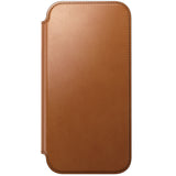 Nomad iPhone 17 Pro Max/iPhone 18 Pro Max Kotelo Modern Leather Folio Horween Saddle