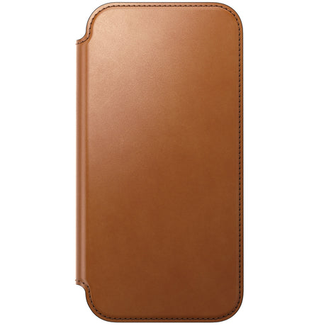 Nomad iPhone 17 Pro Max/iPhone 18 Pro Max Kotelo Modern Leather Folio Horween Saddle