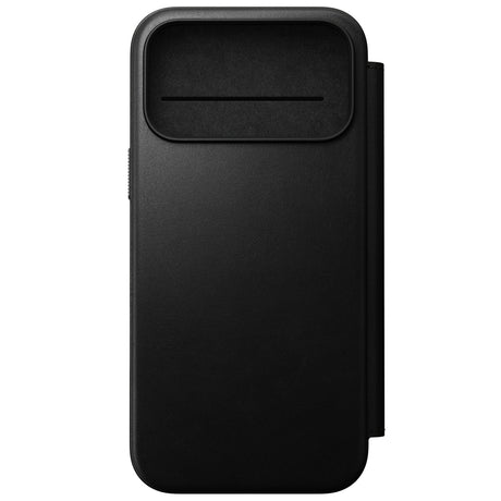 Nomad iPhone 17 Pro Max/iPhone 18 Pro Max Kotelo Modern Leather Folio Musta