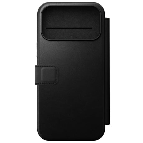 Nomad iPhone 17 Pro Max/iPhone 18 Pro Max Kotelo Modern Leather Folio Musta