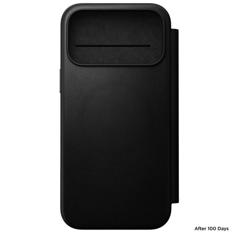 Nomad iPhone 17 Pro Max/iPhone 18 Pro Max Kotelo Modern Leather Folio Musta