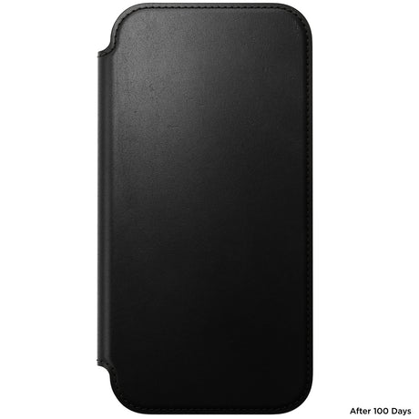Nomad iPhone 17 Pro Max/iPhone 18 Pro Max Kotelo Modern Leather Folio Musta