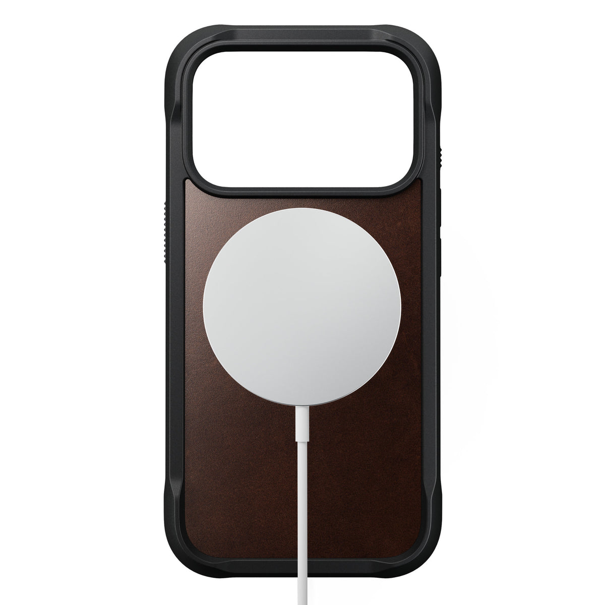 Nomad iPhone 17 Pro/iPhone 18 Pro Kuori Rugged Leather Case Rustic Brown