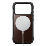 Nomad iPhone 17 Pro/iPhone 18 Pro Kuori Rugged Leather Case Rustic Brown