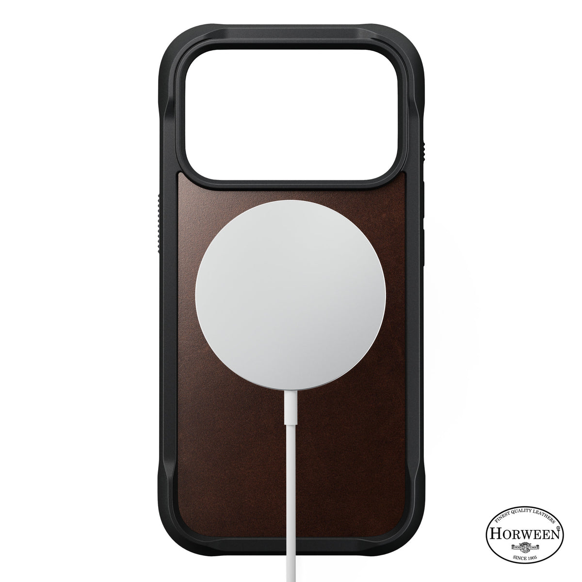Nomad iPhone 17 Pro/iPhone 18 Pro Kuori Rugged Leather Case Rustic Brown