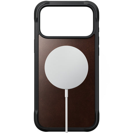 Nomad iPhone 17 Pro Max/iPhone 18 Pro Max Kuori Rugged Leather Case Rustic Brown