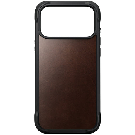 Nomad iPhone 17 Pro Max/iPhone 18 Pro Max Kuori Rugged Leather Case Rustic Brown