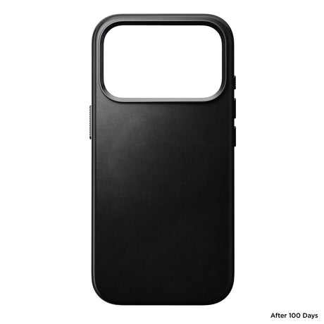Nomad iPhone 17 Pro/iPhone 18 Pro Kuori Traditional Leather Case Horween Musta
