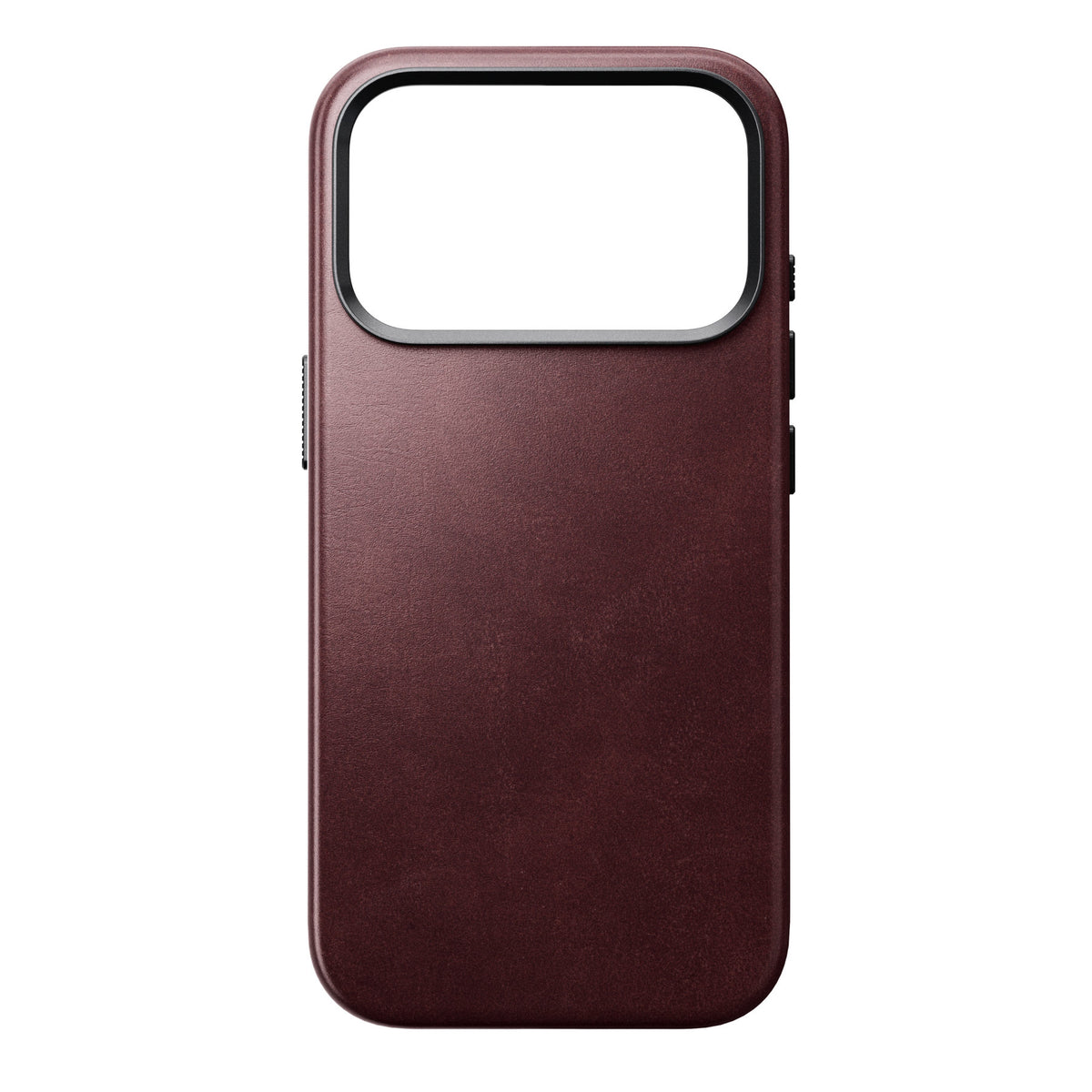 Nomad iPhone 17 Pro/iPhone 18 Pro -kuori Traditional Leather Case Horween Burgundy