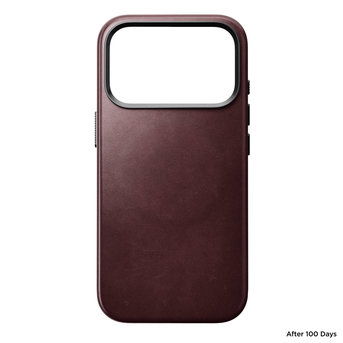 Nomad iPhone 17 Pro/iPhone 18 Pro -kuori Traditional Leather Case Horween Burgundy