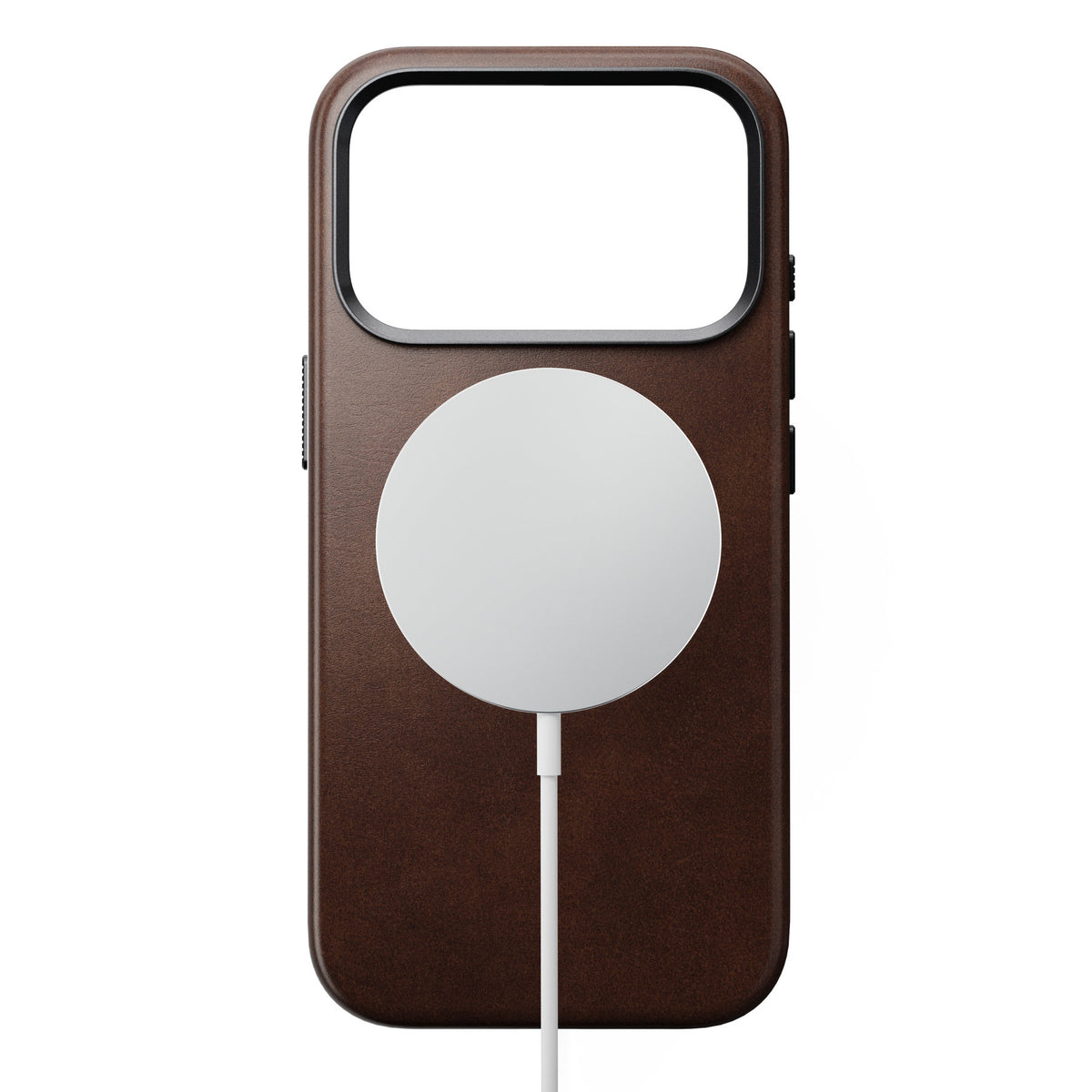 Nomad iPhone 17 Pro/iPhone 18 Pro -kuori Traditional Leather Case Horween Rustic Brown