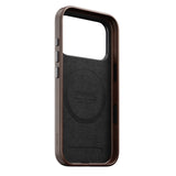 Nomad iPhone 17 Pro/iPhone 18 Pro -kuori Traditional Leather Case Horween Rustic Brown