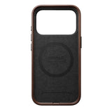 Nomad iPhone 17 Pro/iPhone 18 Pro -kuori Traditional Leather Case Horween Rustic Brown